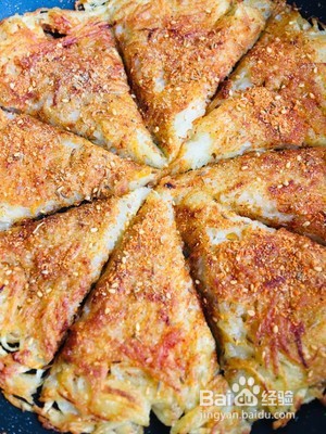 超绝美味土豆丝煎饼