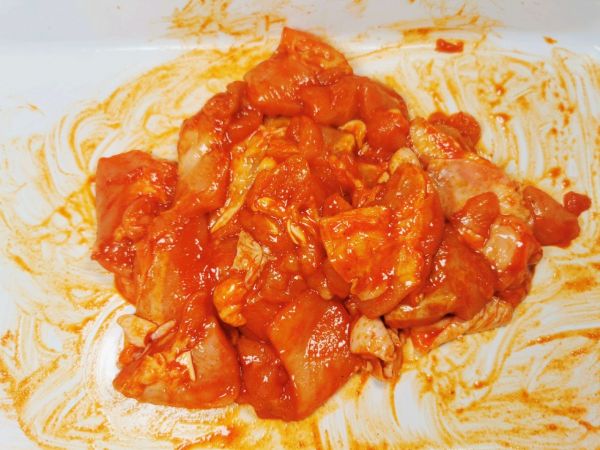 炸奥尔良芝士鸡腿和奥尔良土豆块