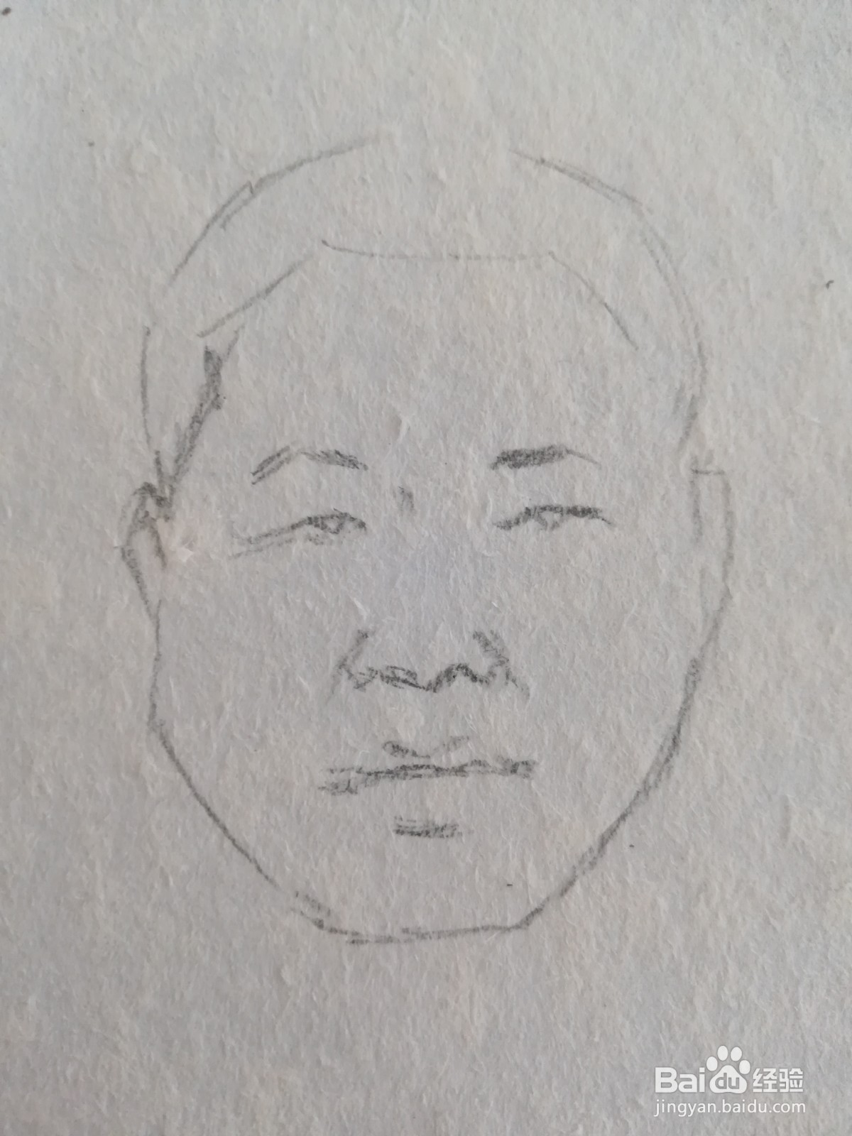 怎么画短发男青年速写头像