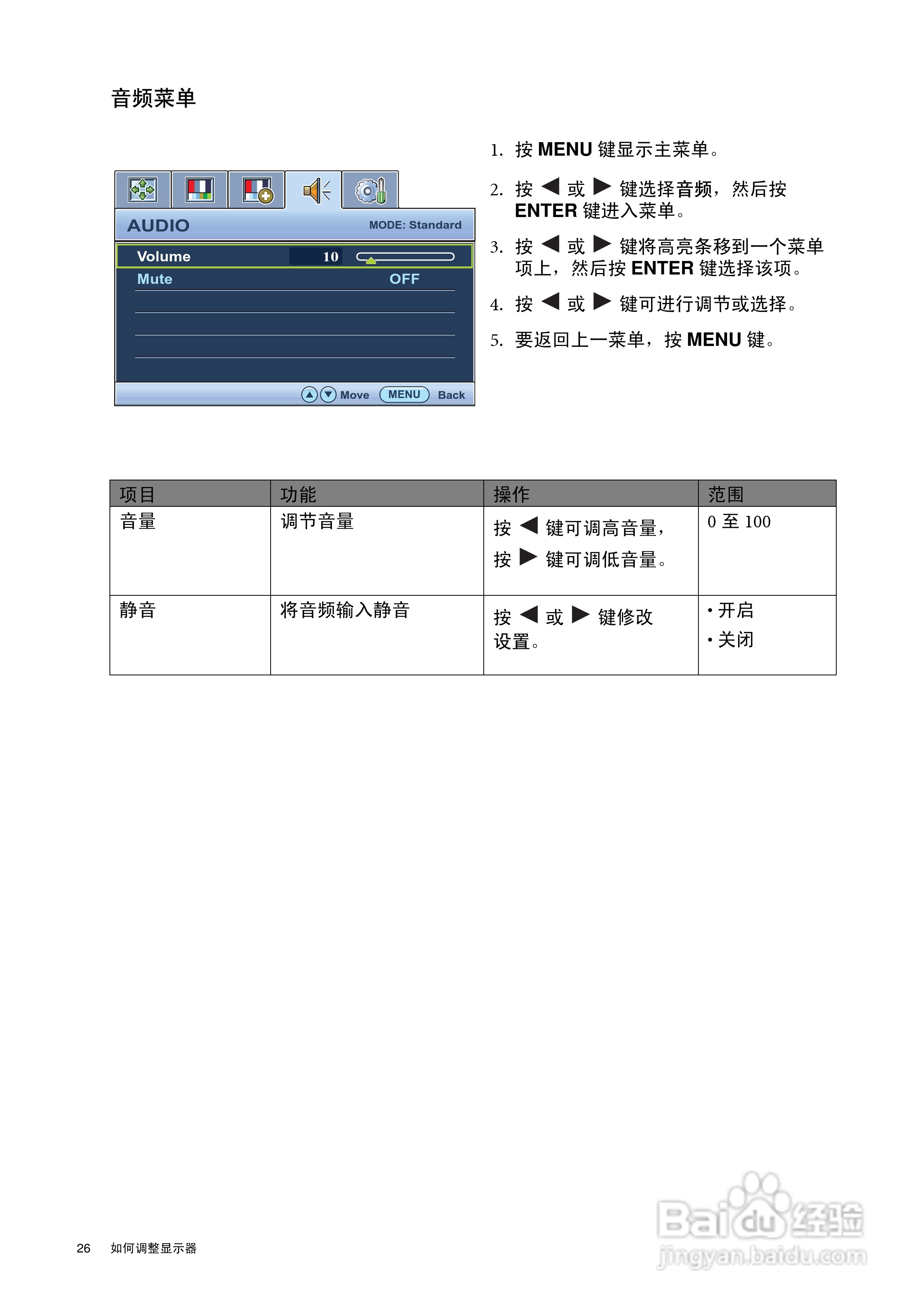 明基V2220HP液晶显示器使用说明书:[3]