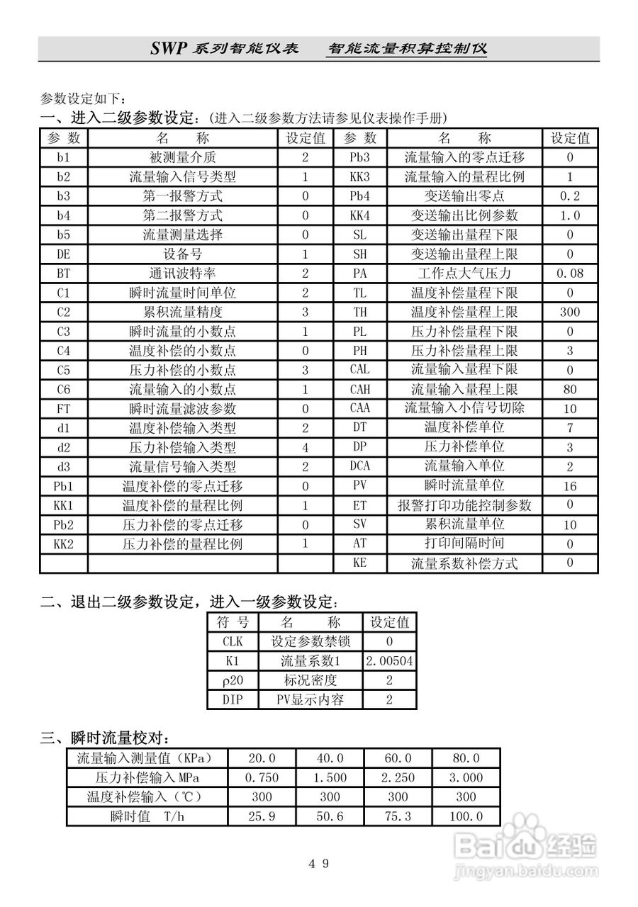 昌晖SWP-LK流量积算控制仪说明书:[6]