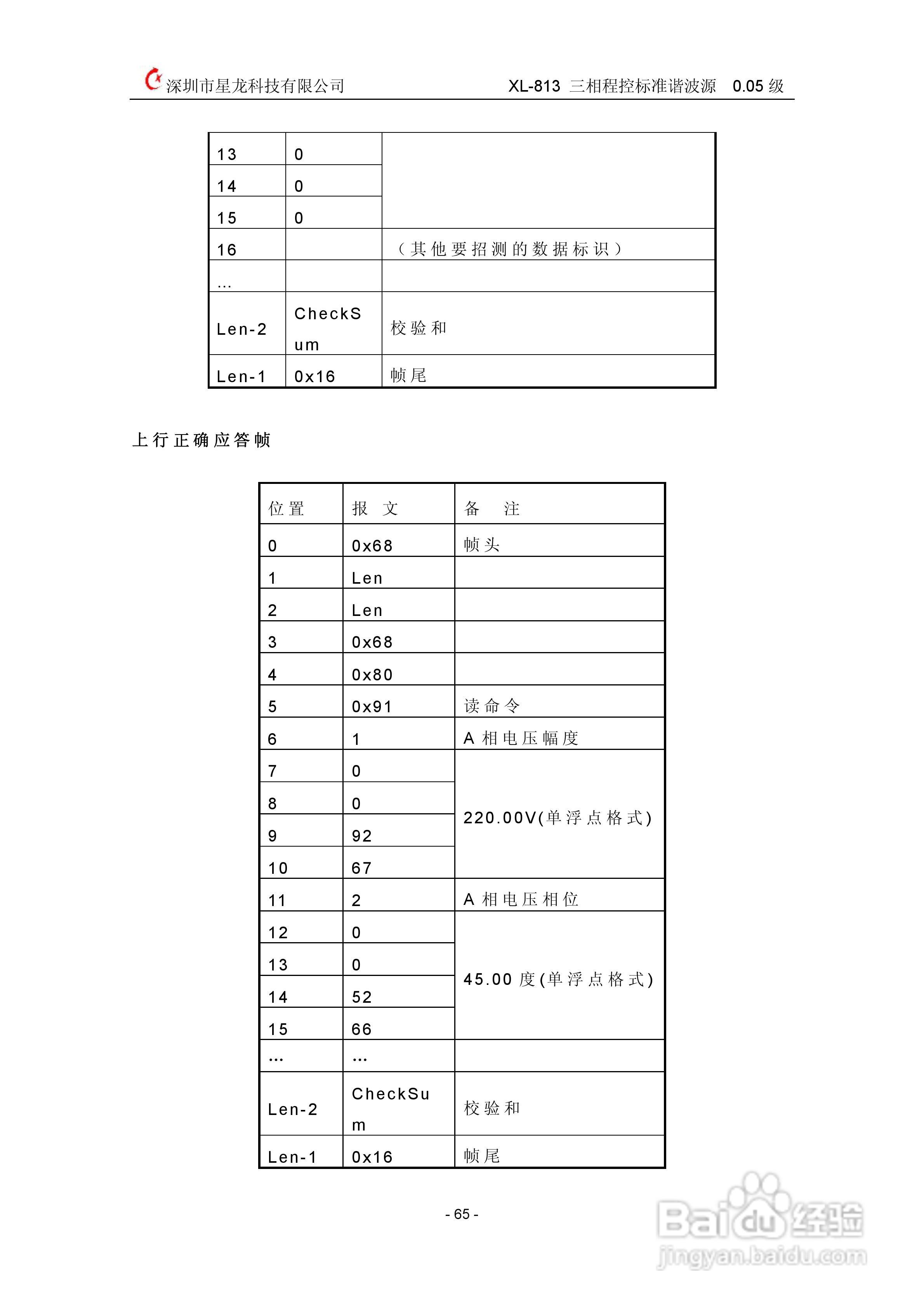 XL-813三相程控标准谐波源使用说明书:[7]