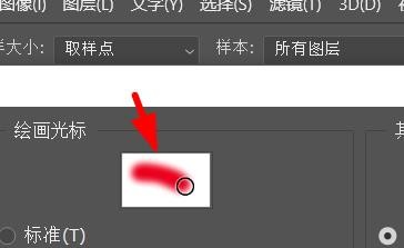 Photoshop如何设置绘画光标的状态