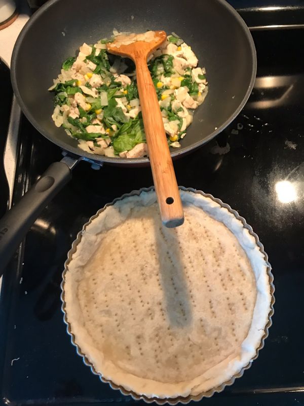 鸡胸肉菠菜咸派