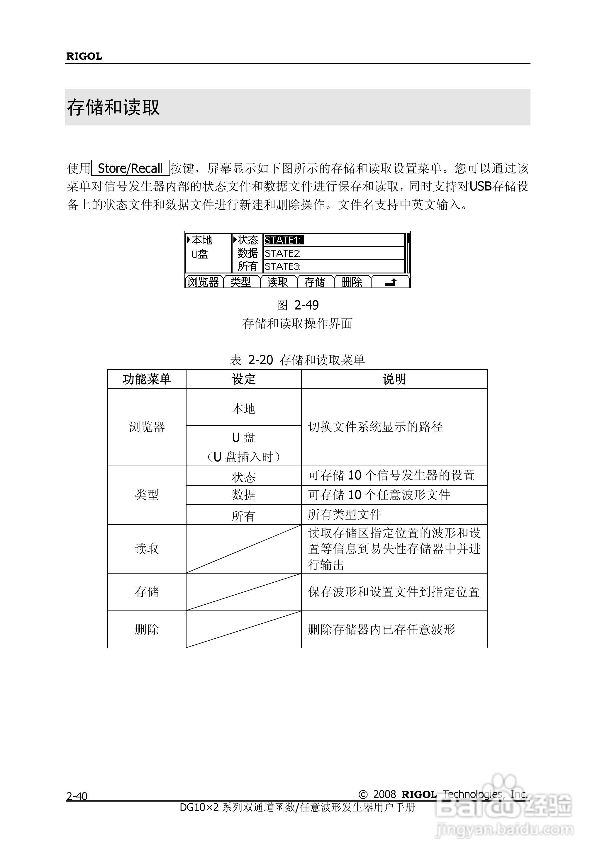 DG1012函数/任意波形发生器使用说明书:[7]