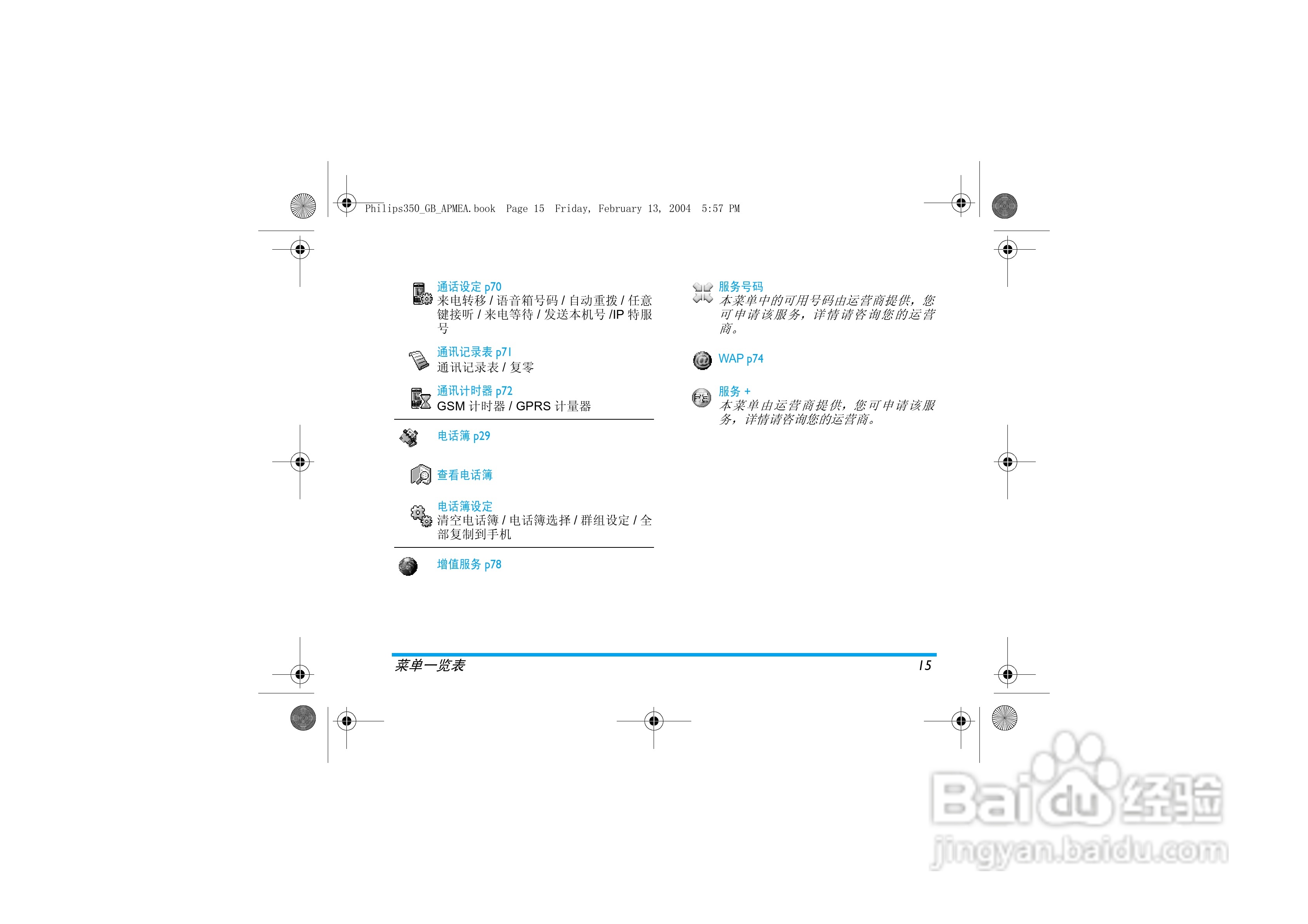 Philip飞利浦ct3508手机说明书:[2]