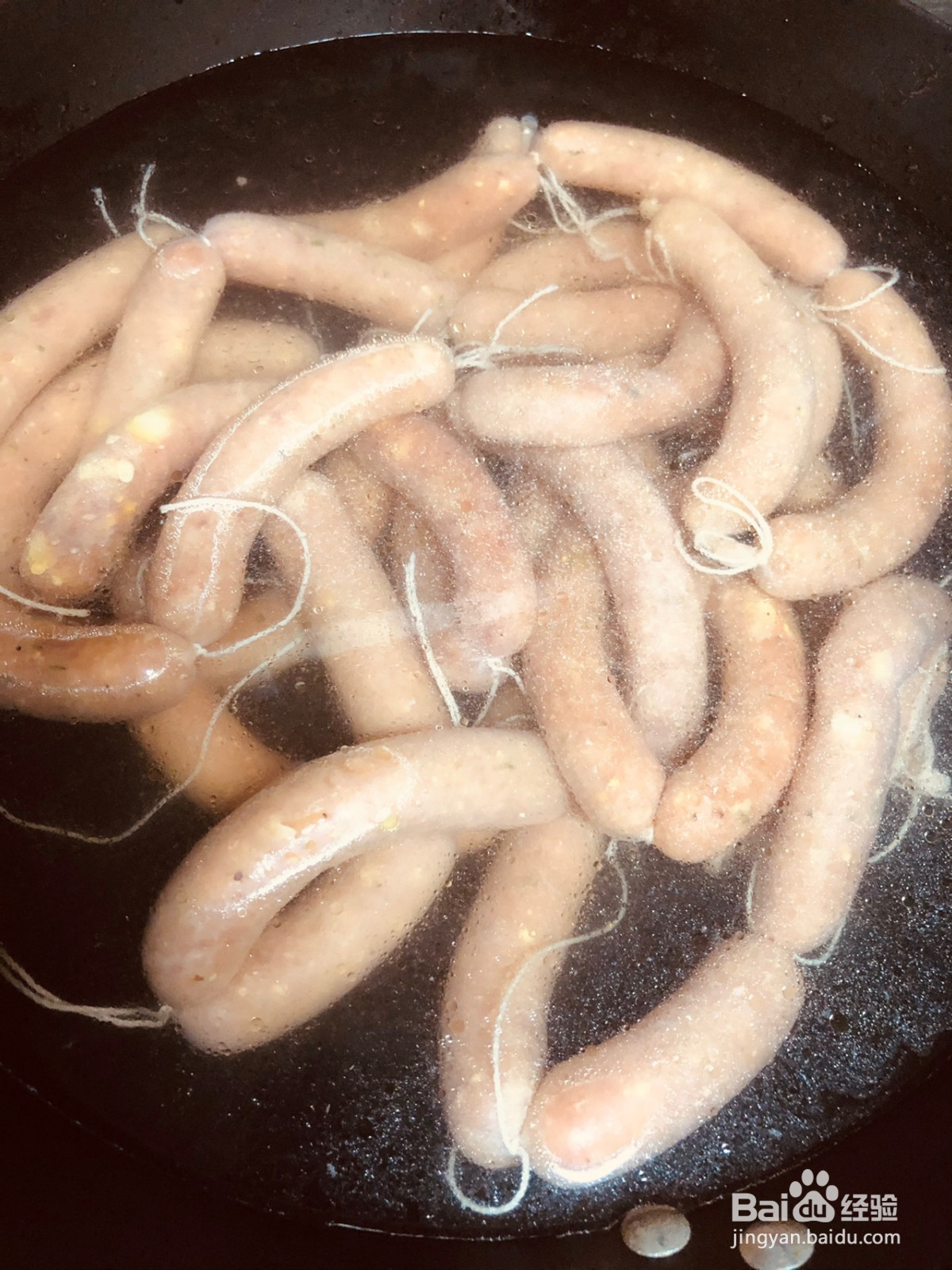 黑胡椒脆皮香肠的做法