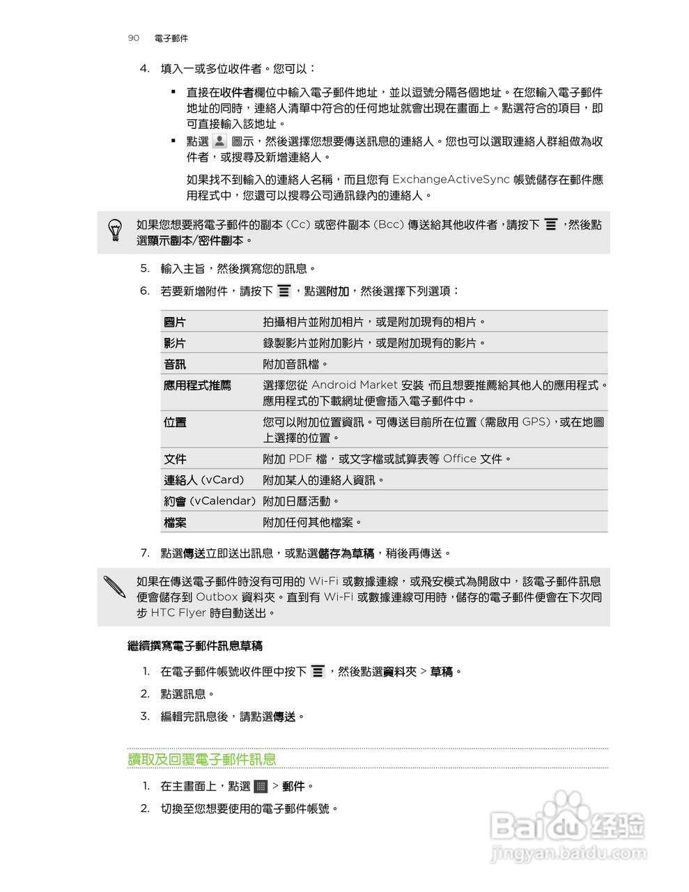 多普达HTC Flyer P510e手机使用说明书:[9]