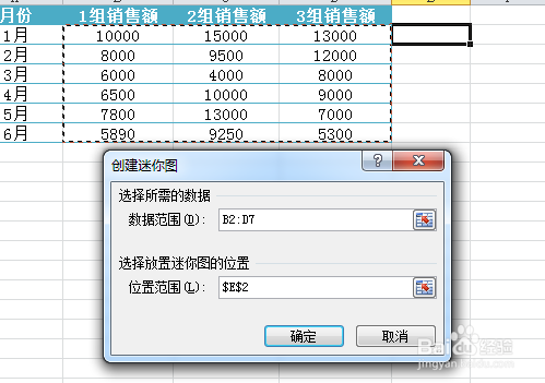 excel如何插入折线迷你图