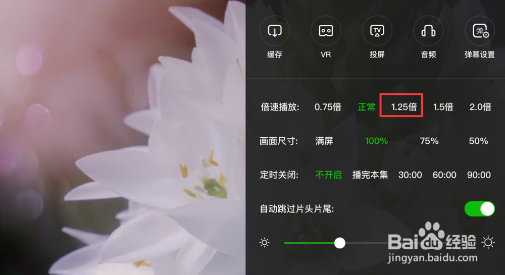 怎样调整爱奇艺视频播放速度？