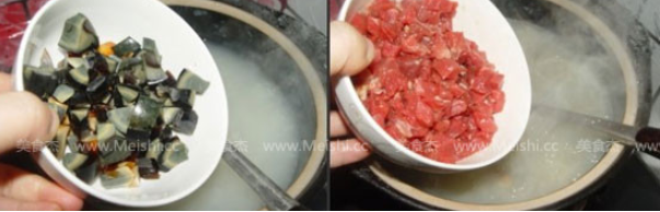 教你做皮蛋牛肉粥