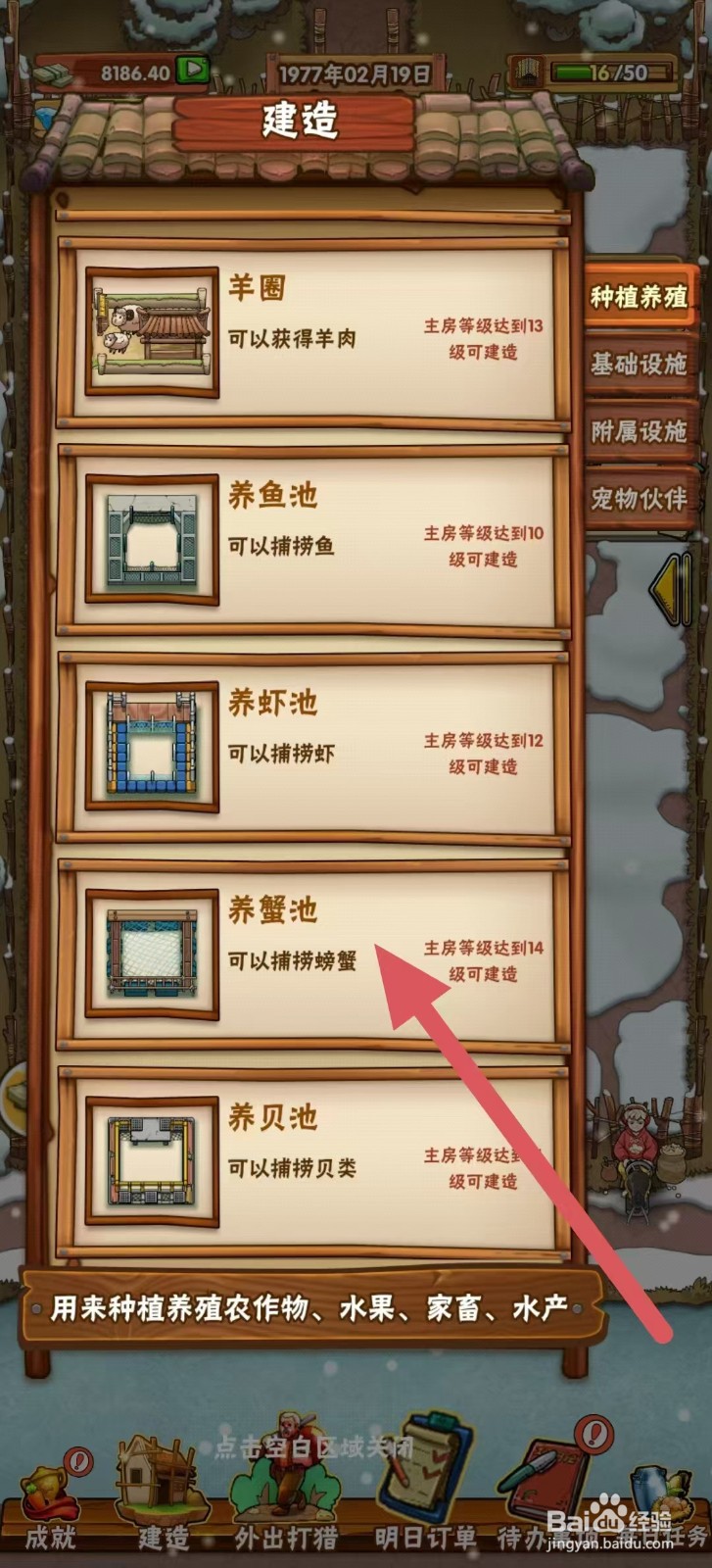 外婆的小农院怎样建造【养蟹池】