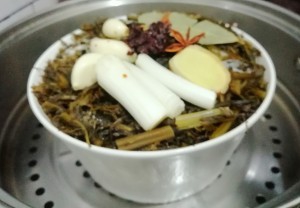 制作豆豉扣肉的方法