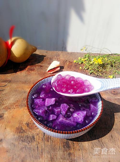 脚板薯西米糖水