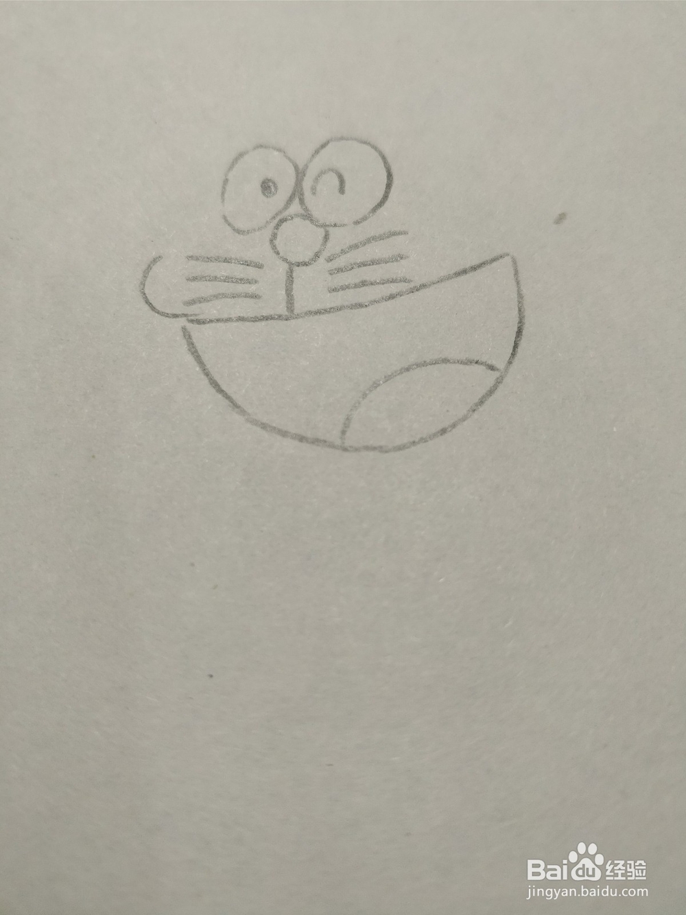 简笔画画机器猫