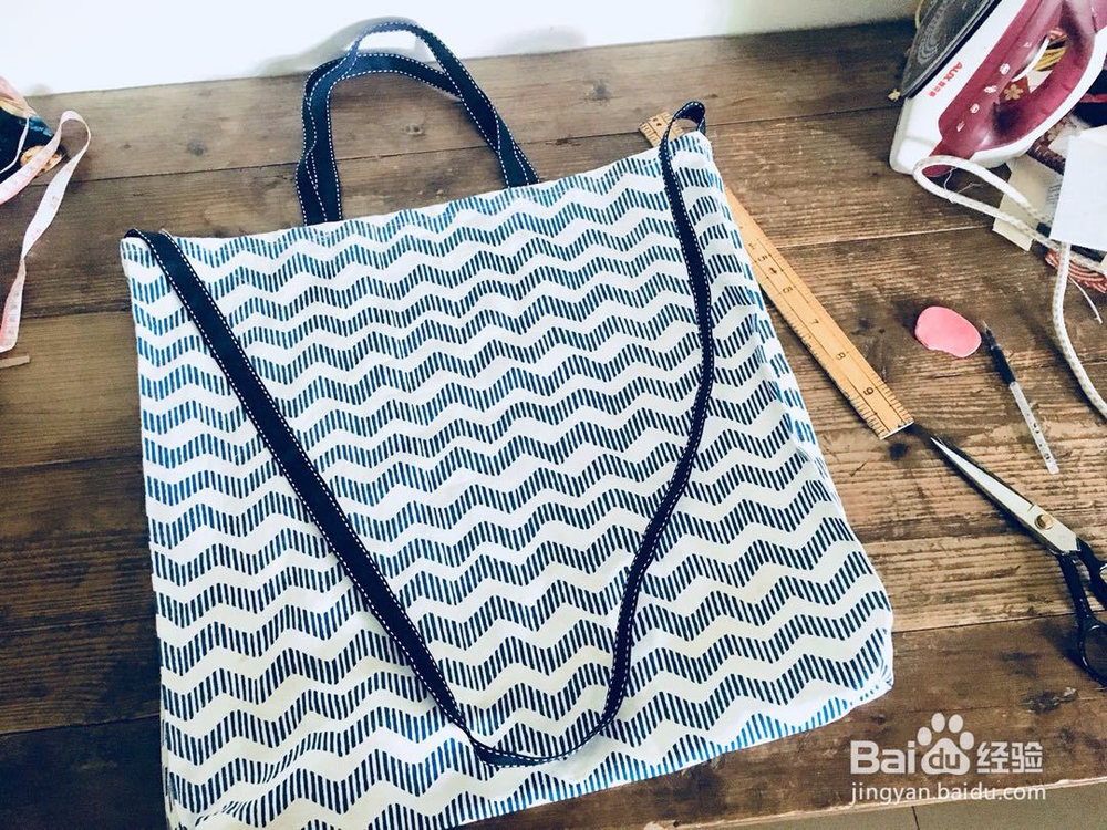 手工大王-旧改桌旗变购物袋