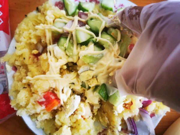 土豆泥蔬菜沙拉