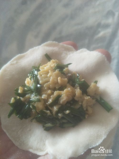 简单美味的韭菜鸡蛋水饺做法