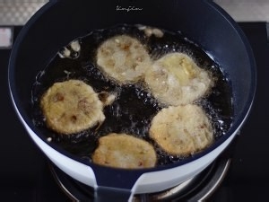 炸牛肉藕夹的攻略