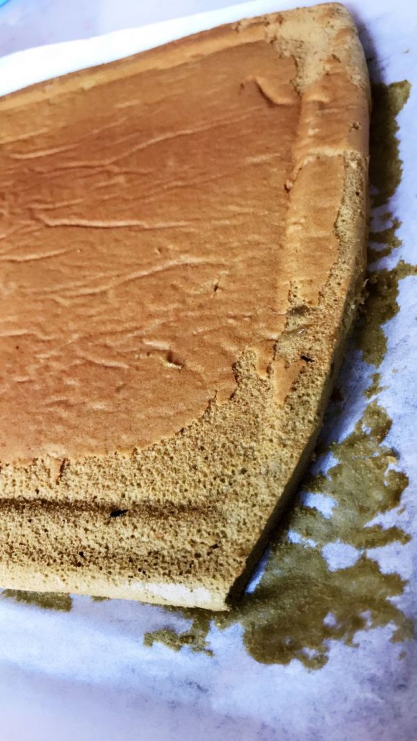 抹茶蔓越莓蛋糕卷