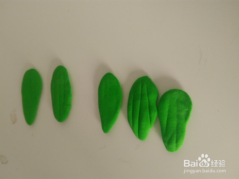 豌豆射手超轻粘土制作步骤