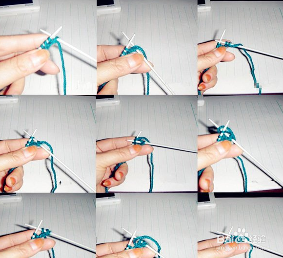 四平针的织法及图解