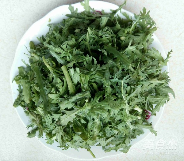 茼蒿炒豆干的做法