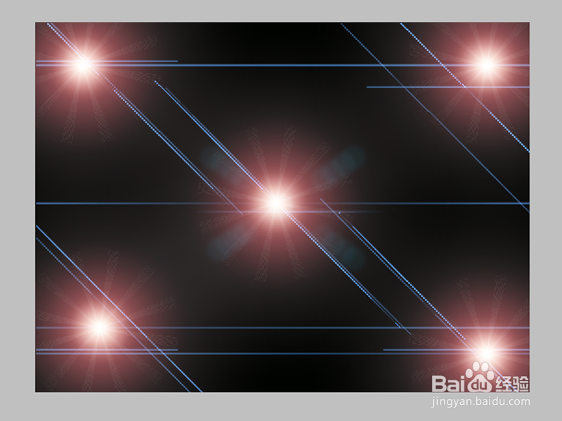 如何利用ps制作五彩效果