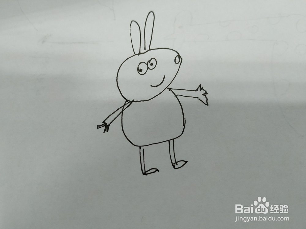 小猪佩奇简笔画怎么画，怎么画佩奇简笔画