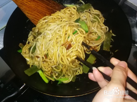 扁豆焖面的做法