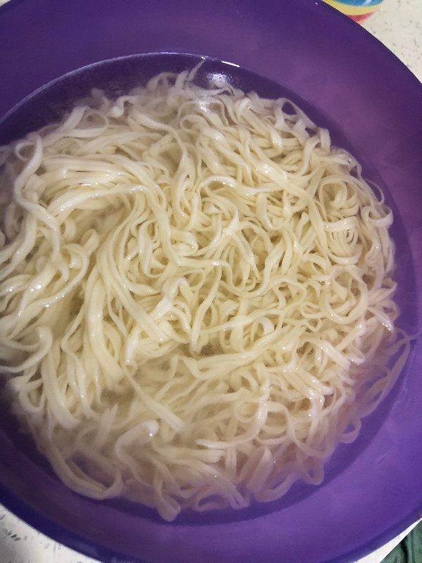 肉沫豆角打卤面