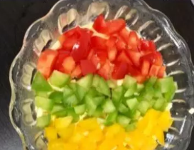 11个月宝宝辅食---彩椒芝士蒸面