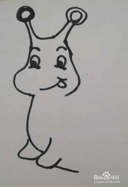 小蜗牛的画法 小蜗牛的简笔画
