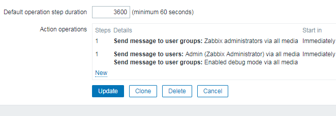 如何在zabbix的动作中增加操作？