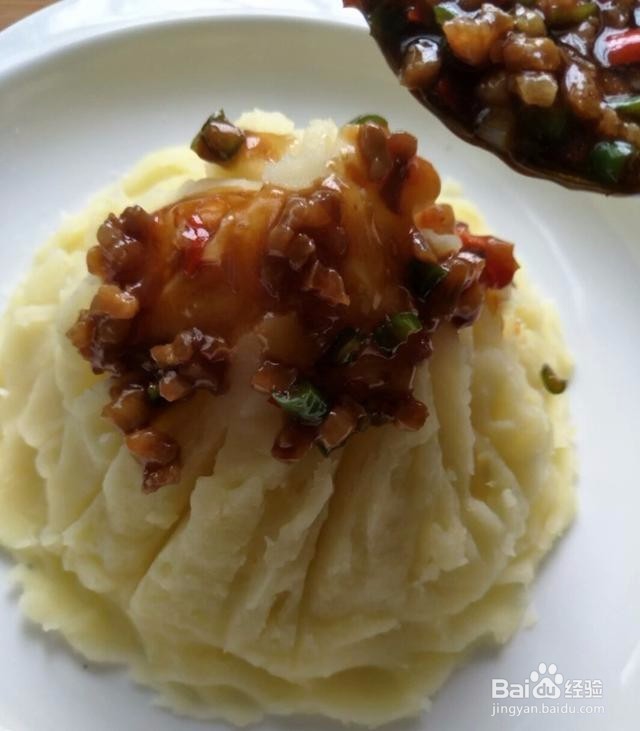 自制肉丁土豆泥