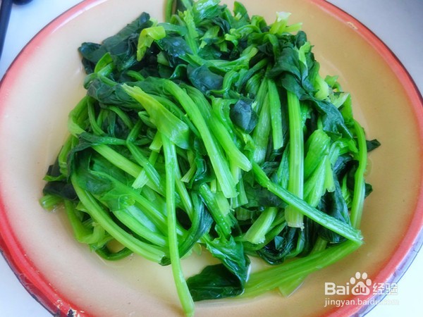 菠菜拌粉丝的做法