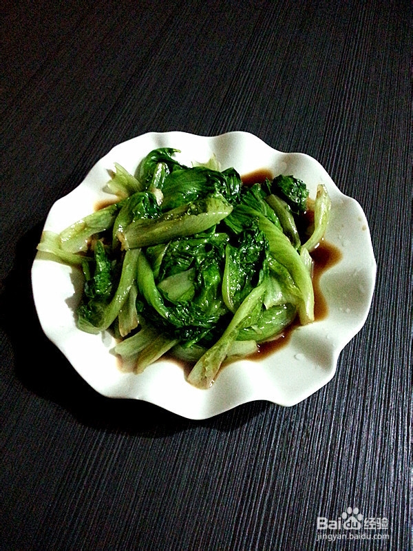 百吃不厌的蚝油生菜