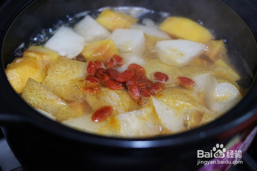 木瓜炖冰山雪梨