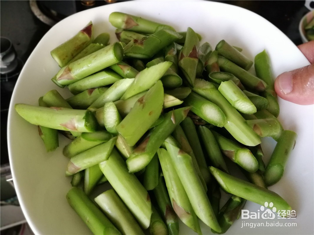 芦笋炒猪肉片