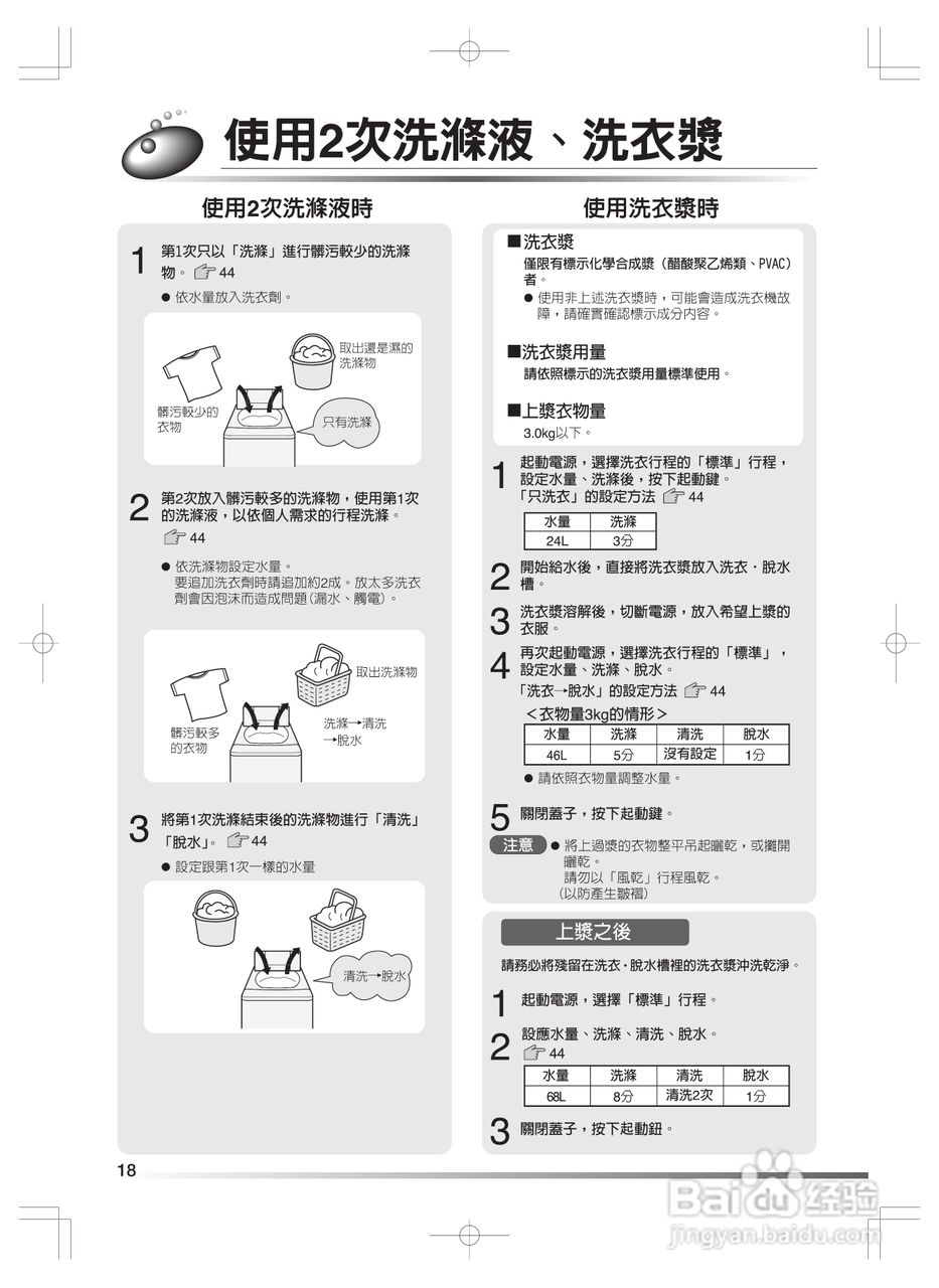 日立SF-BW11H洗衣机使用说明书:[2]