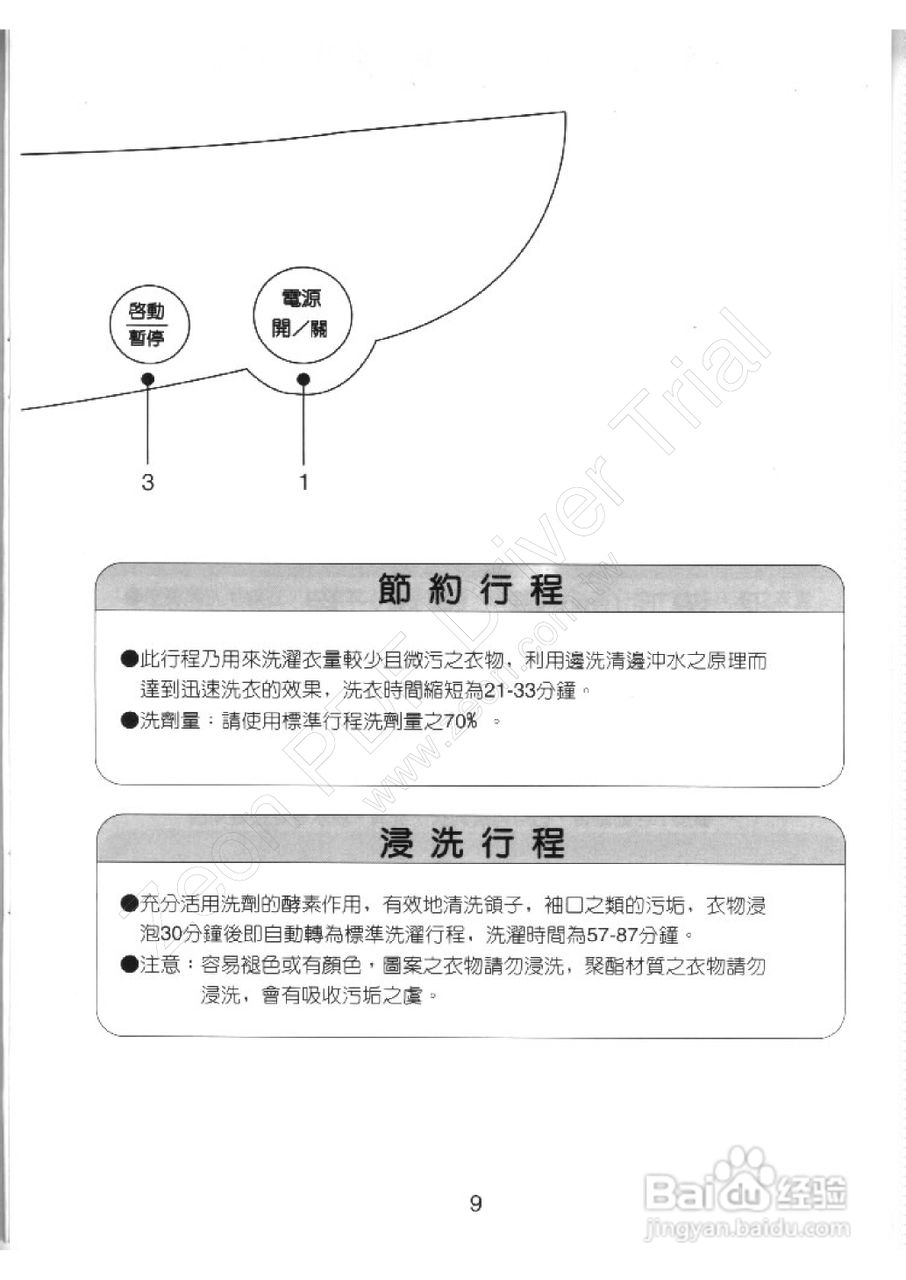 歌林BW-1108S型洗衣机使用说明书:[1]