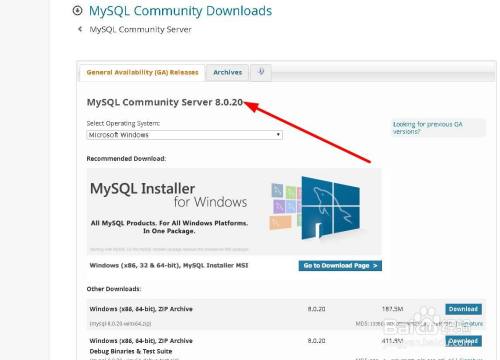 win10系统下载安装MySQL8.0.20的详细安装教程