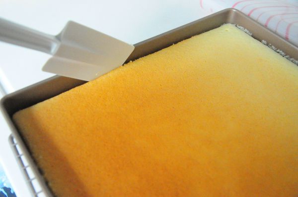 戚风栗蓉蛋糕卷