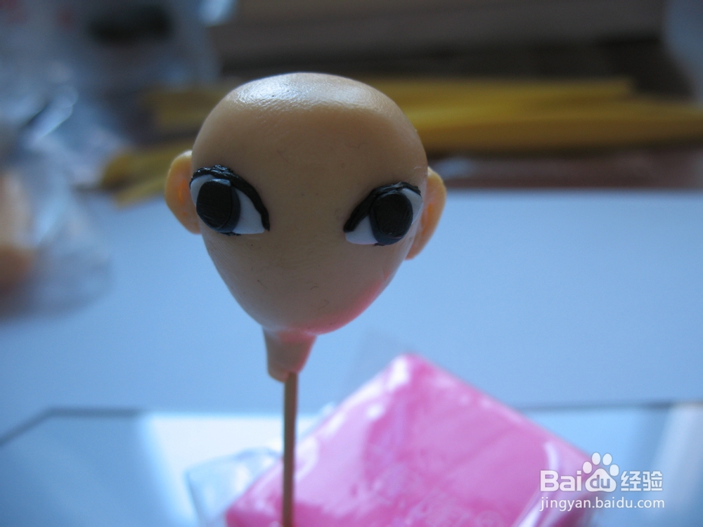 如何用软陶制作卡通头像