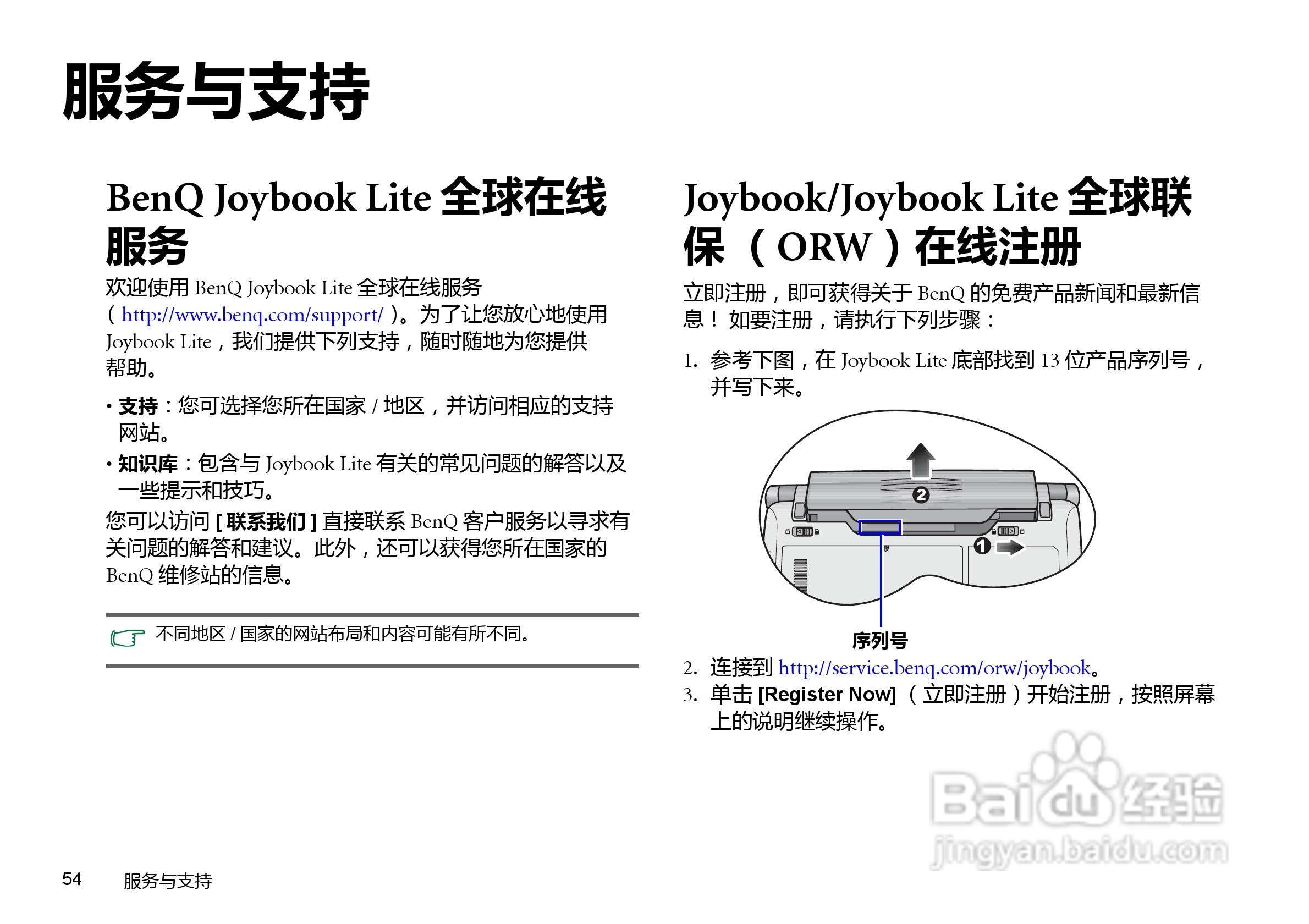 明基U121笔记本电脑使用说明书:[6]