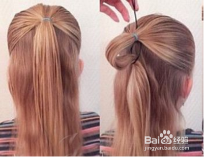 女孩心形爱心发型编发