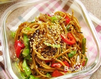 健康炒面孜然味
