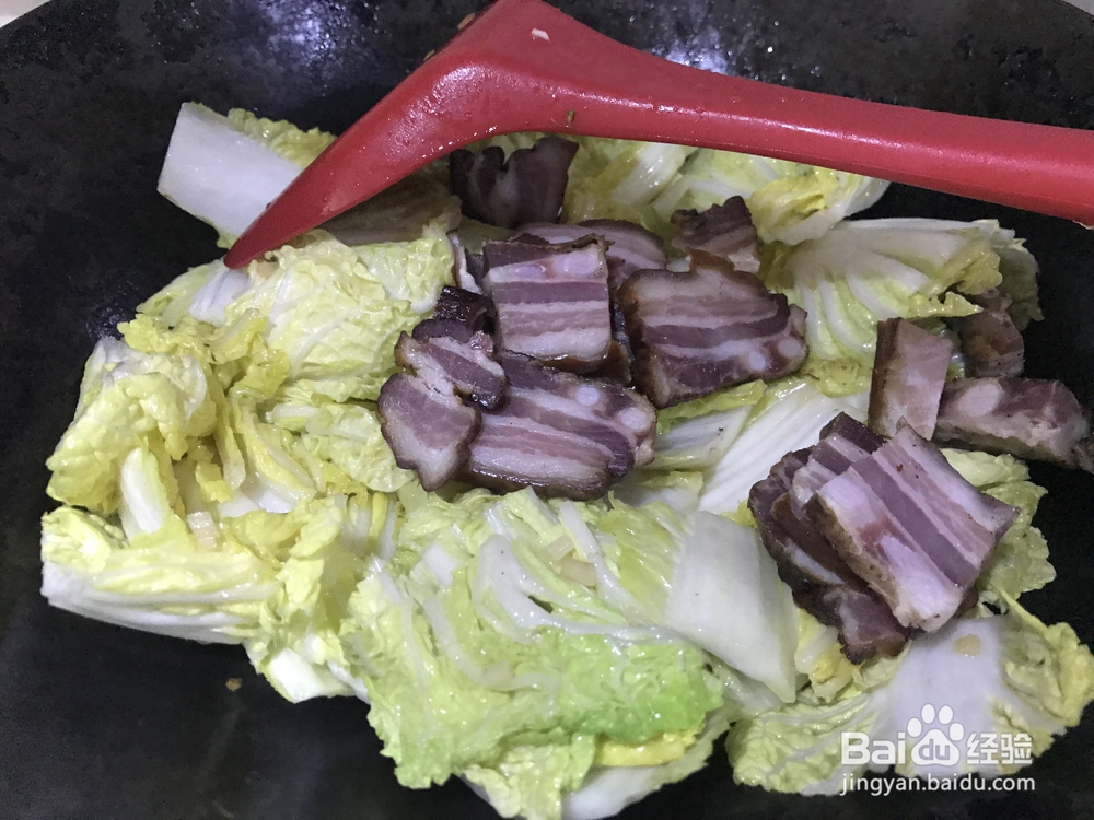 好吃不腻的快手白菜腊肉