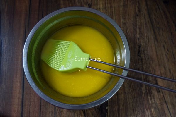 蜜豆炼奶手撕面包