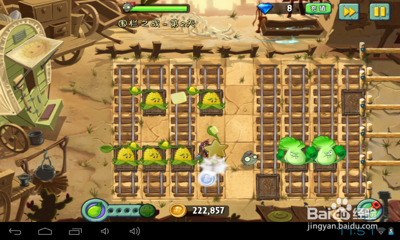 植物2中文版狂野西部围栏之战第2天过关攻略